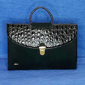 Vintage Italian Leather Handbag by Renza New